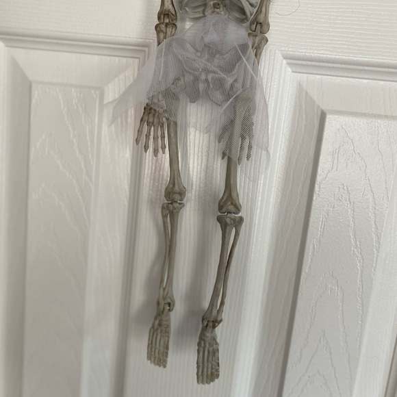 HALLOWEEN SKELETON BRIDE FULL BODY JOINT ARTICULATION DECOR VINTAGE - Picture 12 of 16
